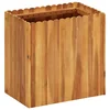 Vrtna posuda za sadnju od masivnog bagremovog drva 50x30x50 cm