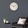 Wallity Zidni sat Slim, 30,5x30,5 cm, Crni
