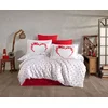 Lessentiel Maison Set posteljine za francuski krevet Satin , 100% pamuk, 200x220 cm, 240x260 cm, 4 jastučnice