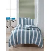 Hanah home Set Single posteljine Helsinki, 140x200cm, Petrolej