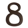 Številka 8, 180 mm, rjava plastika
