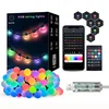 RGB LED novogodišnje loptice u nizu