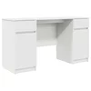 Stol s ladicama Bijelo 140 x 49 x 76 cm Konstruirano drvo