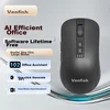 Venfish Bežični miš, 2.4GHz, Bluetooth, Crni