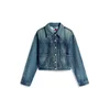 Tommy Jeans Prehodna jakna moder denim