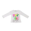 VRABAC Majica dugih rukava za bebe Music 31556, Bela