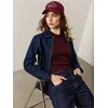 Sinsay - Rebrasta džemper bluza - maroon