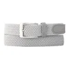 Moški pas Alberto Basic Braided Light Grey 100 cm
