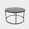 Hanah Home HANAH HOME Startis - Black 60 klubska mizica, (20865226)