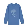 Life-Tree Majica Kids Unisex Hanging On modra