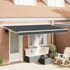 Okvir tende Antracit 350 x 200 cm Poliester s PU premazom