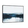 Canvas Slika na platnu Tišina talasa 60x45cm, Sa ramom, Crni