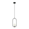 ITALUX PND-3965-1-BK - Luster na sajli LUPUS 1xG9/25W/230V, crni