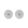 Uhani Michael Kors Pave Mk Stud MKC1496AN040 Rhodium Clear Cz
