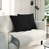 Jastučići za sofu 2 pcs Crna 50 x 50 cm tkanina