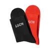 LSCN by LASCANA Nogavice rdeča/črna/bela
