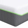 Vidaxl Vzmetnica Bela in siva 120 x 200 cm žakardna tkanina