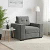 Sofa fotelja tamno siva 100x78x80 cm baršun
