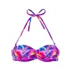 VENICE BEACH Bikini zgornji del modra/rumena/lila/roza