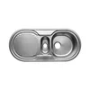 Ugradna sudopera bez sifona, Inox