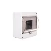 Modularna razdelilna omarica 1x6 nadometna IP20 z dimno loputo in priključki S-6+SZBKA+N+PE 8005843 ENE-00319