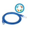Patch kabel U/UTP kat 5e PVC 3,0 m moder ALANTEC