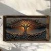 MUS008 Multicolor Decorative Framed MDF Painting