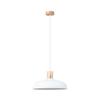 Sollux SL.1323 - Luster INDY na sajli 1xE27/15W/230V O 38 cm bela