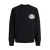 JACK & JONES Majica JCOFADE črna/bela