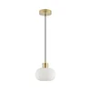 Brilliant - Luster na sajli FANNY 1xE27/20W/230V, prečnik 22 cm, mesing