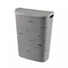 Curver Korpa za veš 49l RIBBON, siva