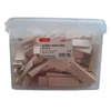 Enpro klini Wooden mounting wedges, 80 x 25 x 10 - 3 mm, 150 pcs