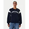 Tommy Jeans Majica VARSITY modra/bela
