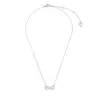 Ogrlica Guess JUBN06 047JW Srebrna