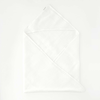 Otroška bela lanena brisača Linen Tales Waffle, 70x70 cm