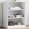 Vidaxl vidaXL Garderobna omara, bela, 77x48x102 cm