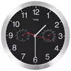 Zidni sat s kvarcnim mehanizmom higrometrom i termometrom 30 cm
