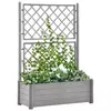 Den Cvetlično korito z oporno mrežo 100x43x142 cm PP kamnito
