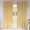 Zavjese za blackout s prstenovima 2 pcs Bež 260 x 140 cm
