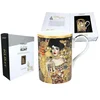 Carmani PORCELANSKA SKODELICA GUSTAV KLIMT ADELA ZLATO UMETNIŠKO OBLIKOVANJE DARILO