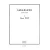 POOT M.:SARABANDE HORN ET PIANO