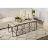 Hanah Home Set klub stolova Defne, Krem-crni