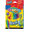 Flomastri Colorino Brush z dolgo čopičasto konico – 10 barv