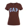 Gap Petite Majica svetlo modra / rjava