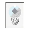 shumee PLAKAT V OKVIRJU 53x73 cm Geometrija P1095