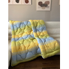 Jorgan mikrofiber D10, 140x190cm, Plavo-žuti