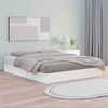 Okvir za krevet bijeli 140 x 200 cm od masivnog drva
