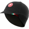 Castelli Difesa Thermal Cap Black Red UNI