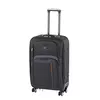 Srednji mehki kovček TraveLux light 68x45x25 cm črn