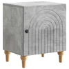 Noćni ormar Betonska siva 43 x 34,5 x 50 cm Konstruirano drvo